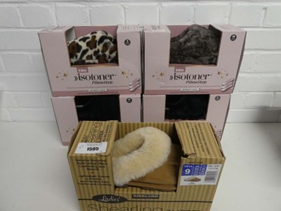 Lot x5 boxed pairs of ladies slippers to include...