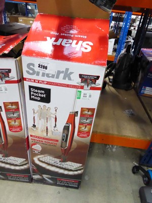 Lot 3206 - Boxed Shark steam pocket mop