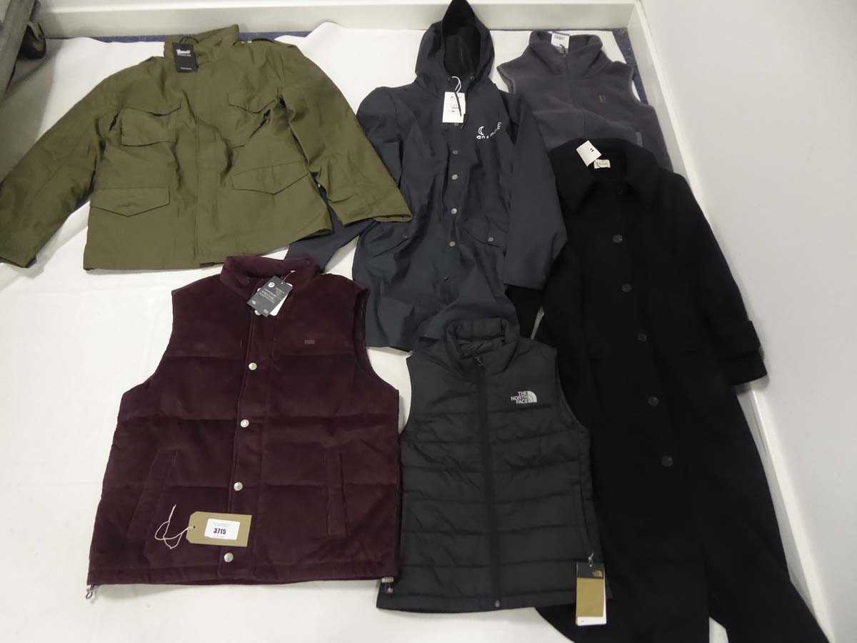 Lot 3715 - Selection of various jackets to include Levis,...