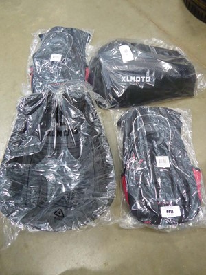 Lot 4411 - Two 24MX hydration backpacks and two XLMoto...