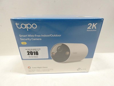 Lot 2016 - *Sealed* Tapo smart wireless indoor/outdoor...