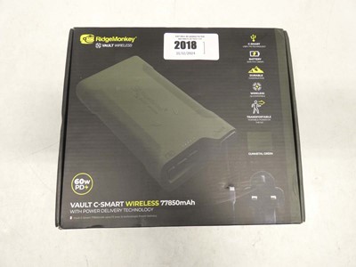 Lot 2018 - RidgeMonkey Vault C-Smart wireless charger