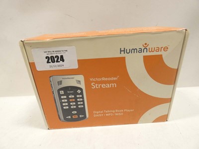 Lot 2024 - HumanWare Victor Reader Stream portable media...