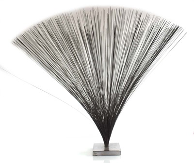 Lot 67 - A 1970's stainless sculpture in the form of...