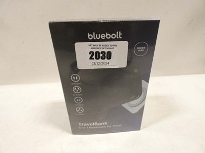 Lot 2030 - *Sealed* BlueBolt TravelBank 5-in-1 power bank