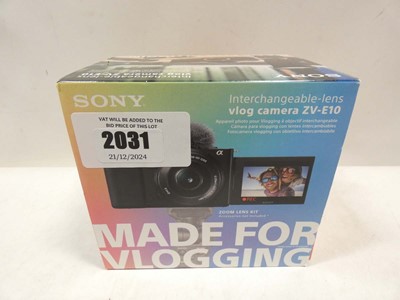 Lot 2031 - *Sealed* Sony Alpha ZV-E10 digital vlog camera