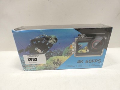 Lot 2033 - *Sealed* 4K 60FPS underwater camera