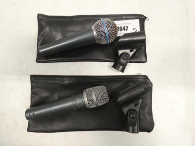 Lot 2047 - Shure B58a and Shure B57 microphones