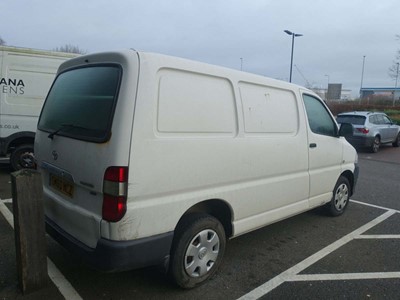 Lot 4002 - Toyota HiAce 280 D-4D 95 SWB panel van