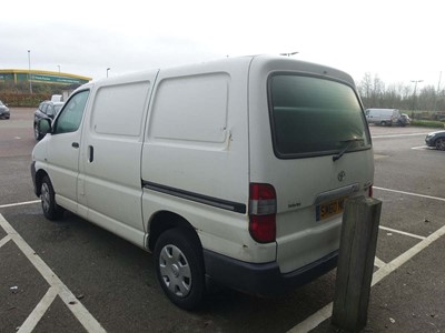 Lot 4002 - Toyota HiAce 280 D-4D 95 SWB panel van