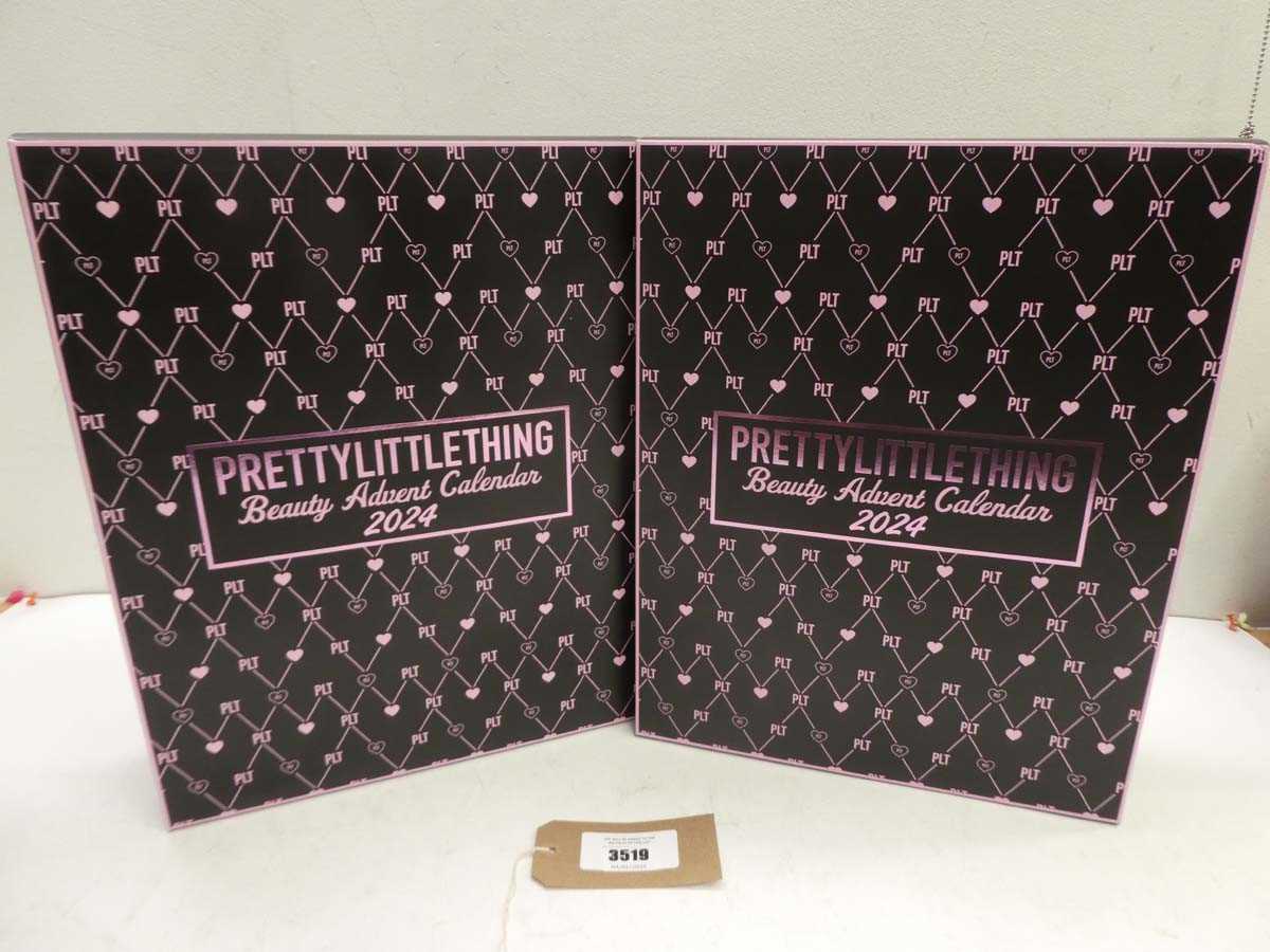 Lot 2 x Pretty Little Thing 2024 advent calendars