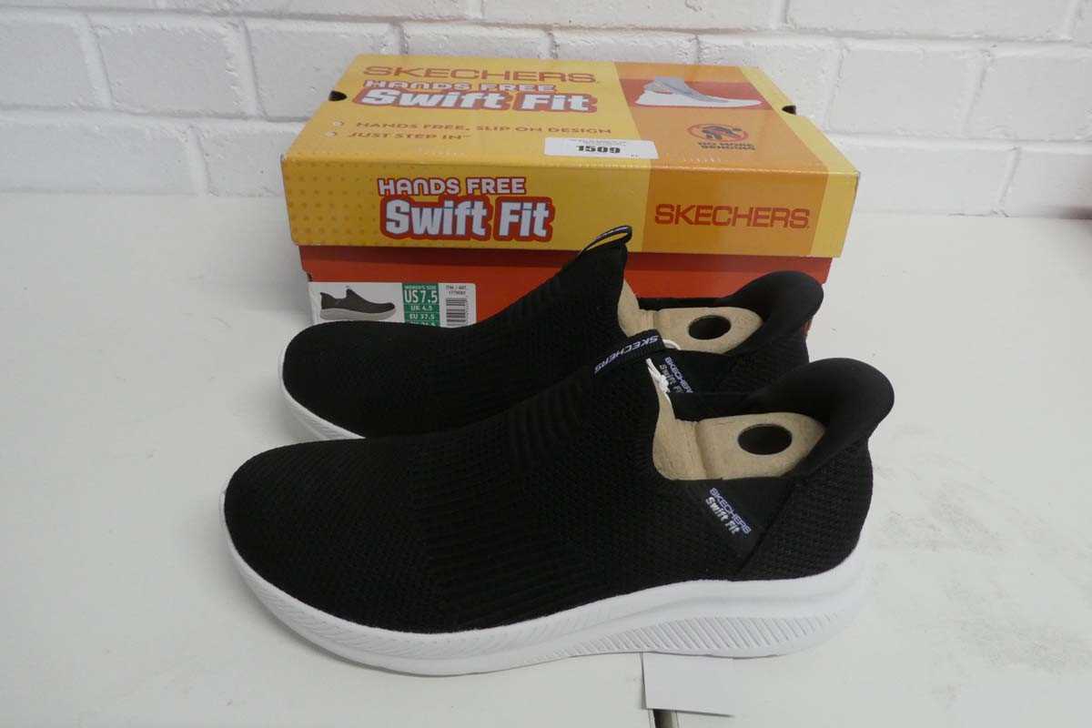 Lot 1509 - Boxed pair of ladies Skechers hands free swift...