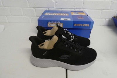 Lot Boxed pair of men's Skechers hands free swift...