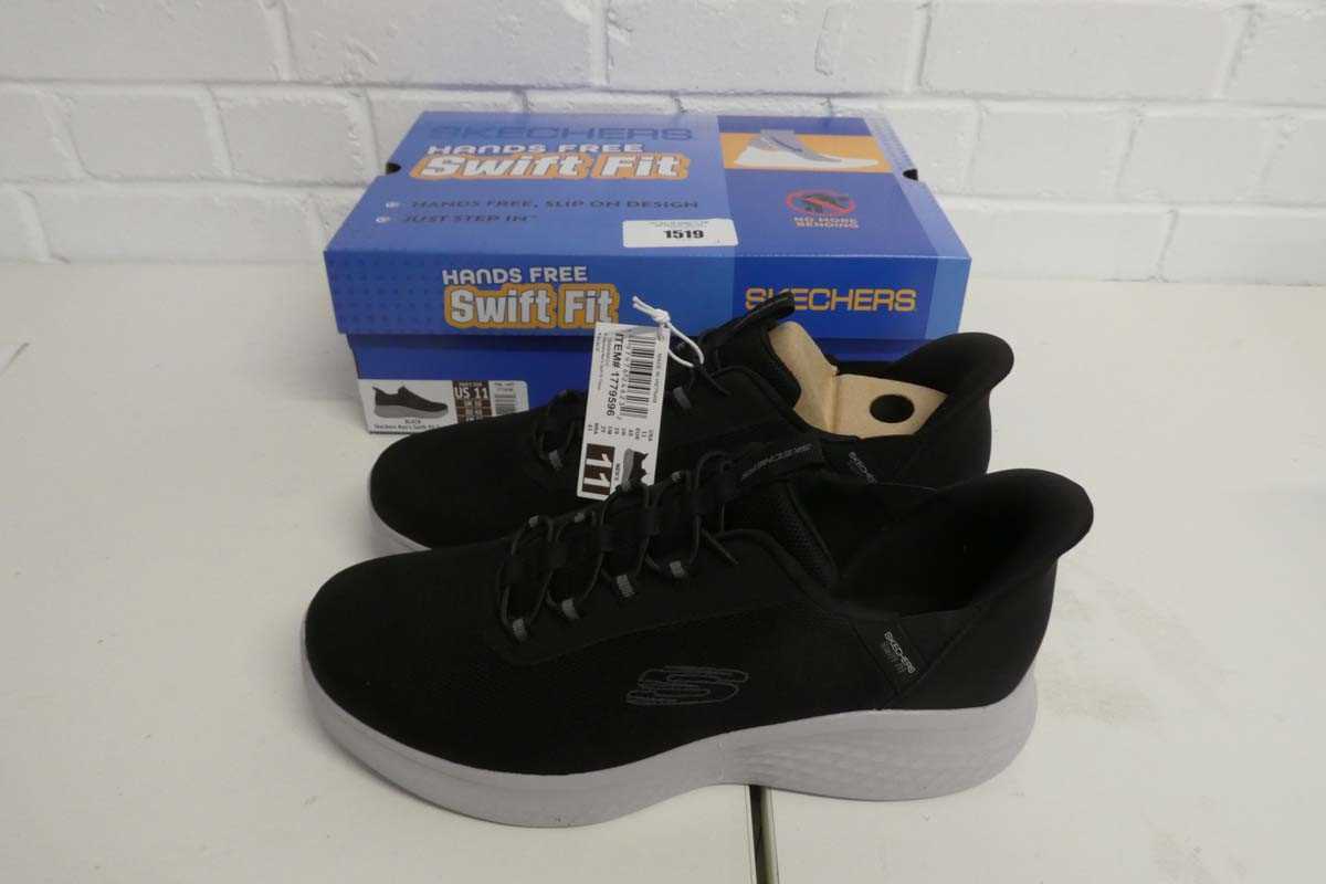 Lot 1519 - Boxed pair of men's Skechers hands free swift...