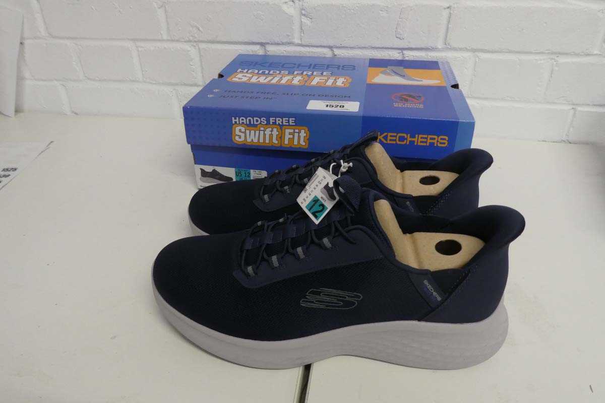 Lot 1520 - Boxed pair of men's Skechers hands free swift...