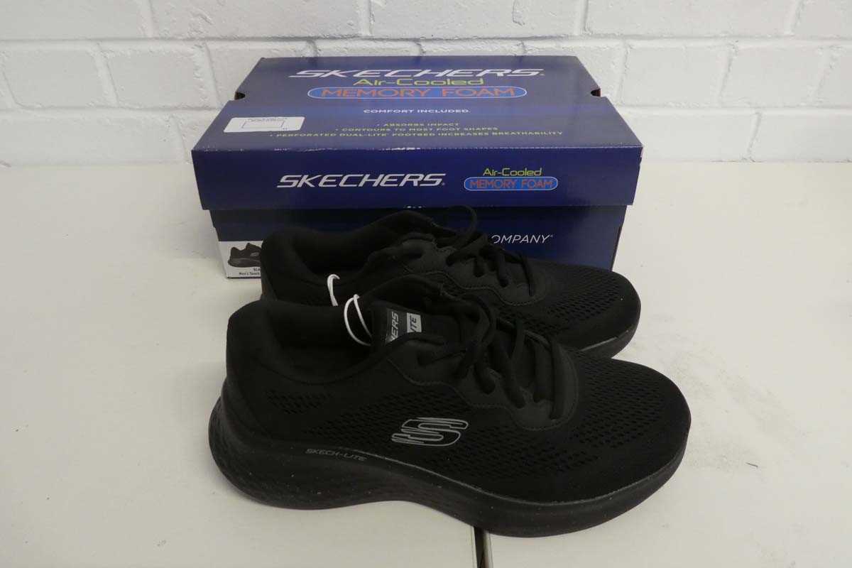 Lot 1523 - Boxed pair of men's Skechers skech-lite air...