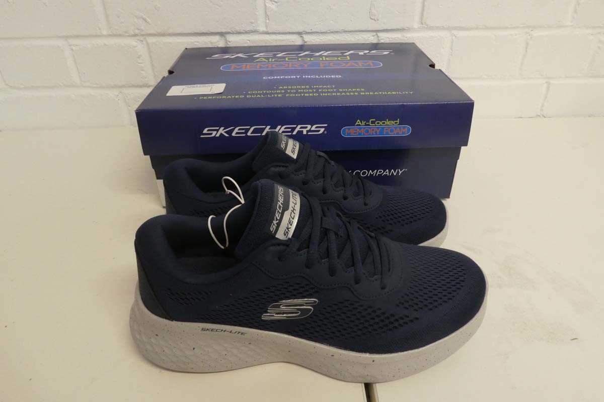 Lot 1525 - Boxed pair of men's Skechers skech-lite air...