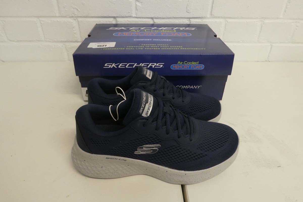 Lot 1527 - Boxed pair of men's Skechers skech-lite air...