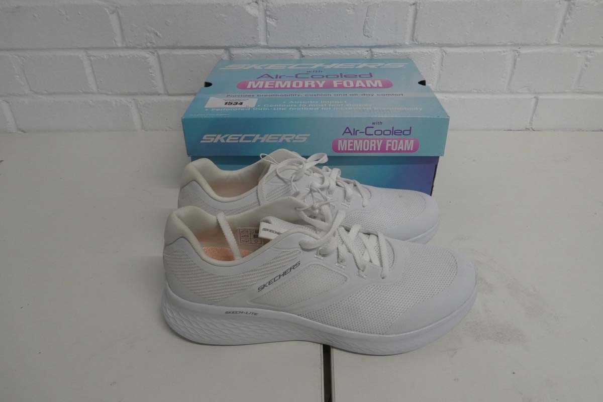 Lot 1534 - Boxed pair of ladies Skechers skech-lite air...