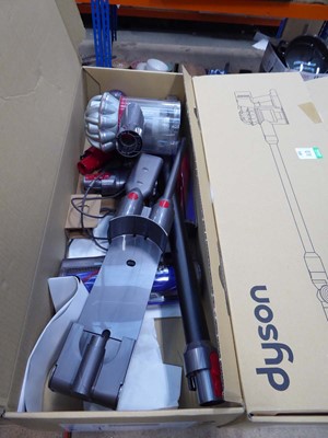 Lot 3149 - Dyson V8 cordless stick vacuum including body,...