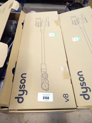 Lot 3150 - Dyson V8 cordless stick vacuum including body,...