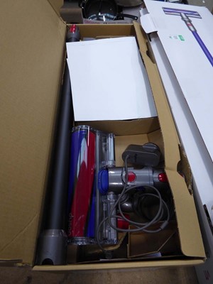 Lot 3154 - Dyson V8 cordless stick vacuum including body,...