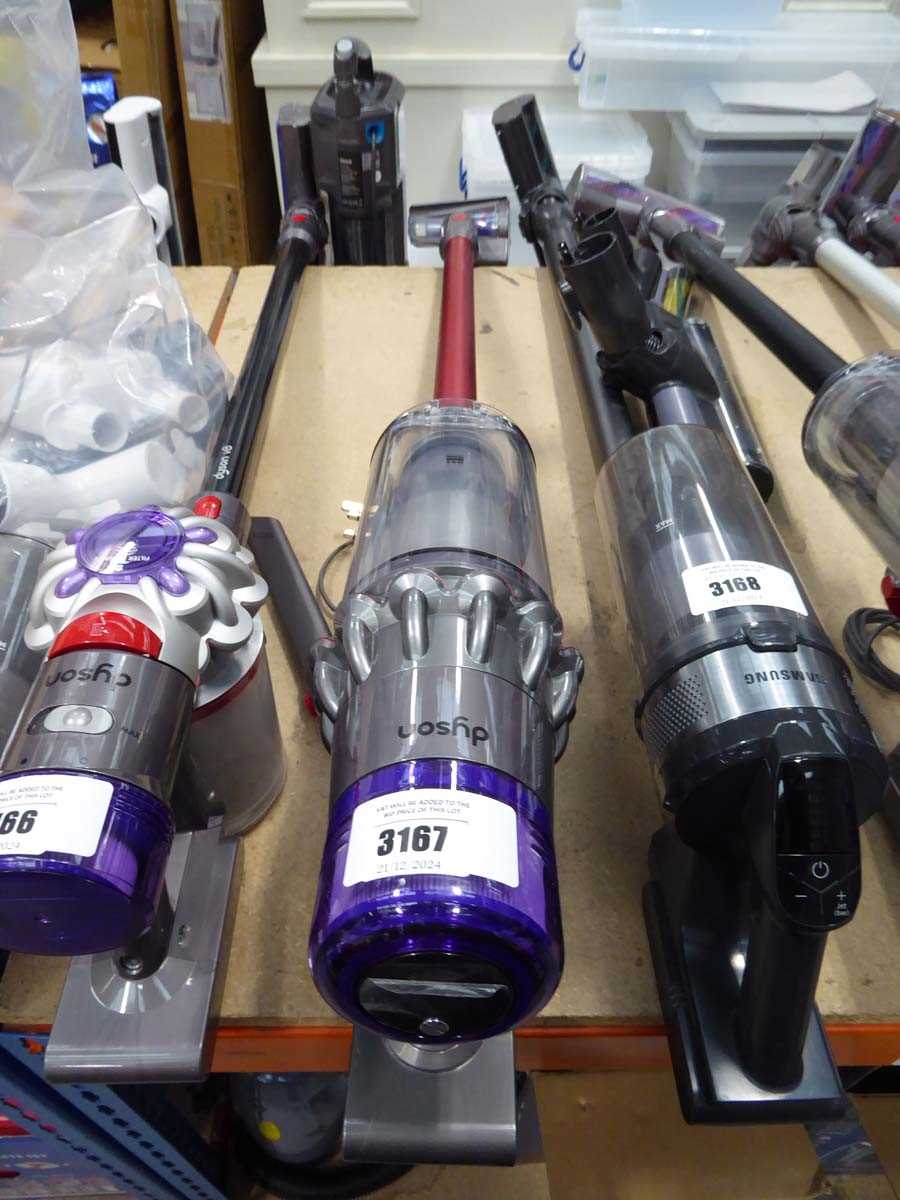 Lot 3167 - Dyson cordless handheld stick vacuum with body,...