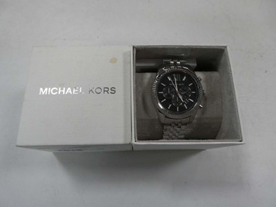 Lot 2078 - Michael Kors men's sub-dial wristwatch, boxed