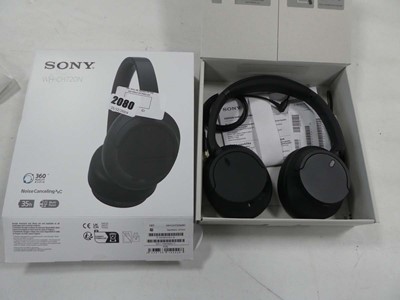 Lot 2080 - Boxed Sony WHCH720N noise cancelling headphones