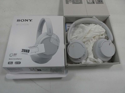 Lot 2083 - Boxed Sony WHCH720N noise cancelling headphones