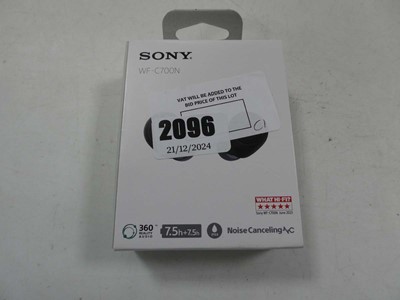 Lot 2096 - Boxed Sony WF-C700N Truly Wireless Noise...