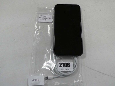 Lot 2106 - Apple iPhone 11 128GB MWM02QL/A, unboxed, with...