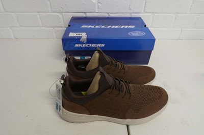 Lot 1587 - Boxed pair of men's Skechers Delson Camben...