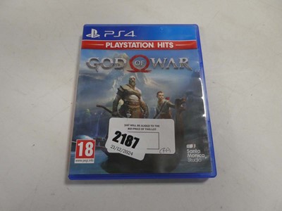 Lot 2187 - PlayStation 4 game - Gods of War, PlayStation...