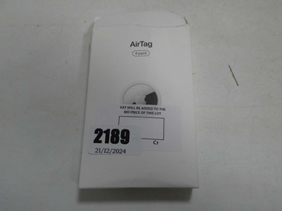 Lot 2189 - Apple Air Tag 4 pack