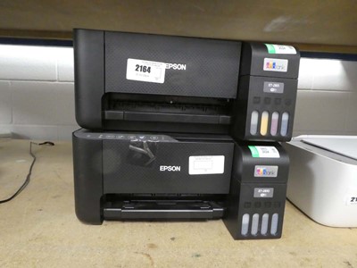 Lot 2164 - 2 unboxed Epson Eco Tank printers, EC2810 &...