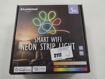 Lot 2117 - Boxed Luminous smart wifi LED strip light