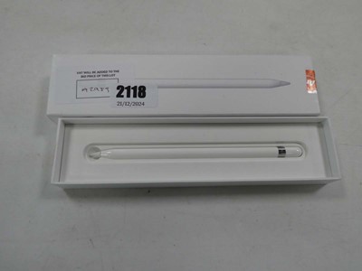 Lot 2118 - Boxed Apple pencil