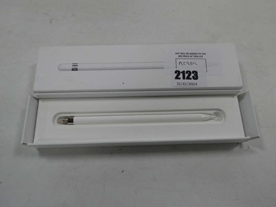 Lot 2123 - Boxed Apple pencil