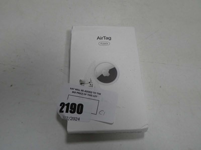 Lot 2190 - Apple Air Tag 4 pack