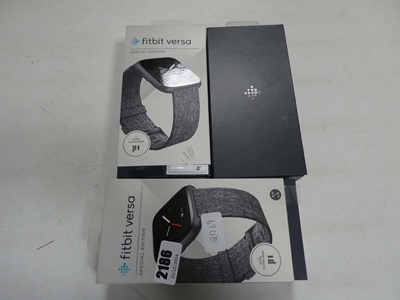 Lot 2186 - 3 Fitbit Versus, boxed