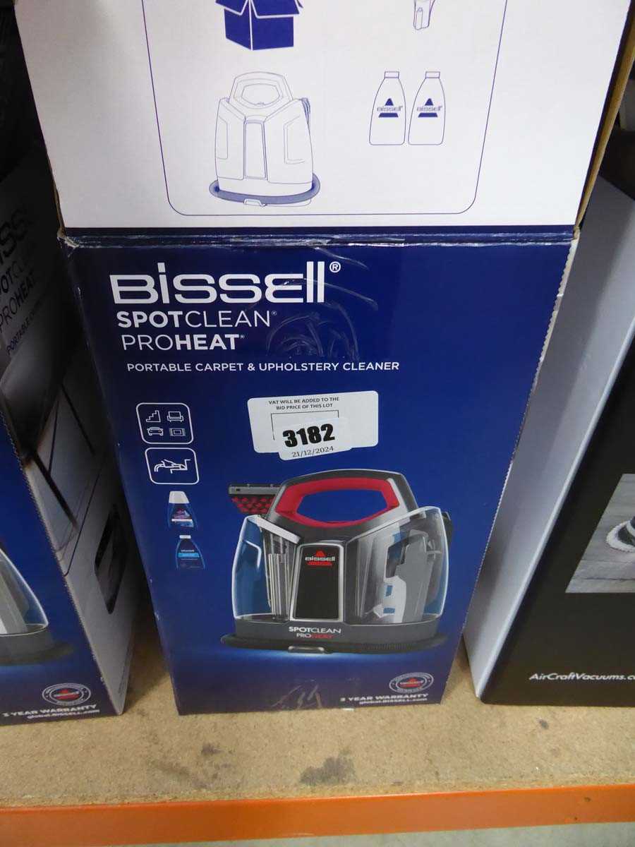 Lot 3182 - Bissell Spot Clean Pro heat carpet and...