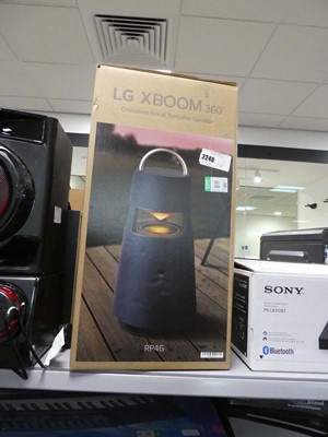 Lot 2240 - LG XBoom 360 omni directional portable speaker...