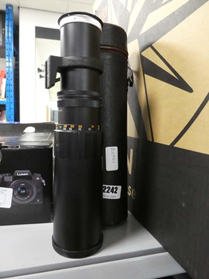 Lot 2242 - Tele Astranar 400mm 1:6.3 zoom lens in case