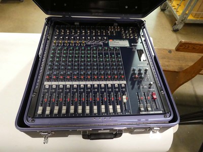 Lot 2255 - Yamaha MG166C mixing desk in flight case