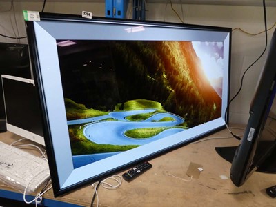 Lot 2284 - LG 55" TV model no. OLED55CX6LA with remote,...