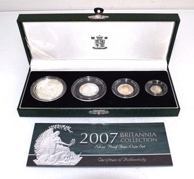 Lot 402 - A Royal Mint 2007 silver proof Britannia...