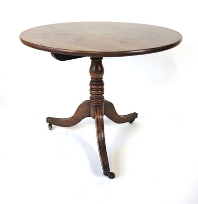 Lot 2 - A George III mahogany supper table, the...