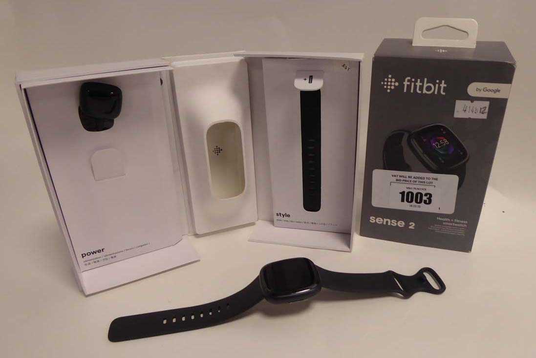 Lot Fitbit sense 2 Health + fitness smartwatch,...