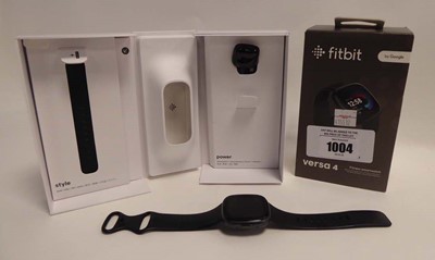 Lot Fitbit versa 4 Fitness smartwatch, boxed with...